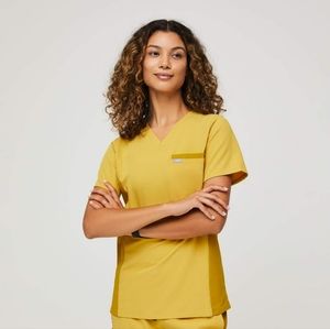REMIX Catarina™ Panel Scrub Top